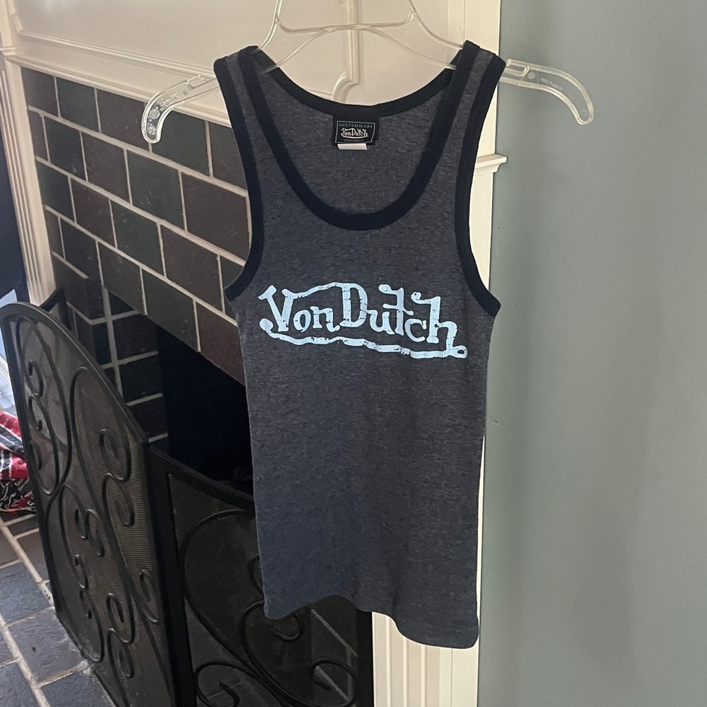 Von Dutch Ringer Ribbed Tank - Picture 16 of 16